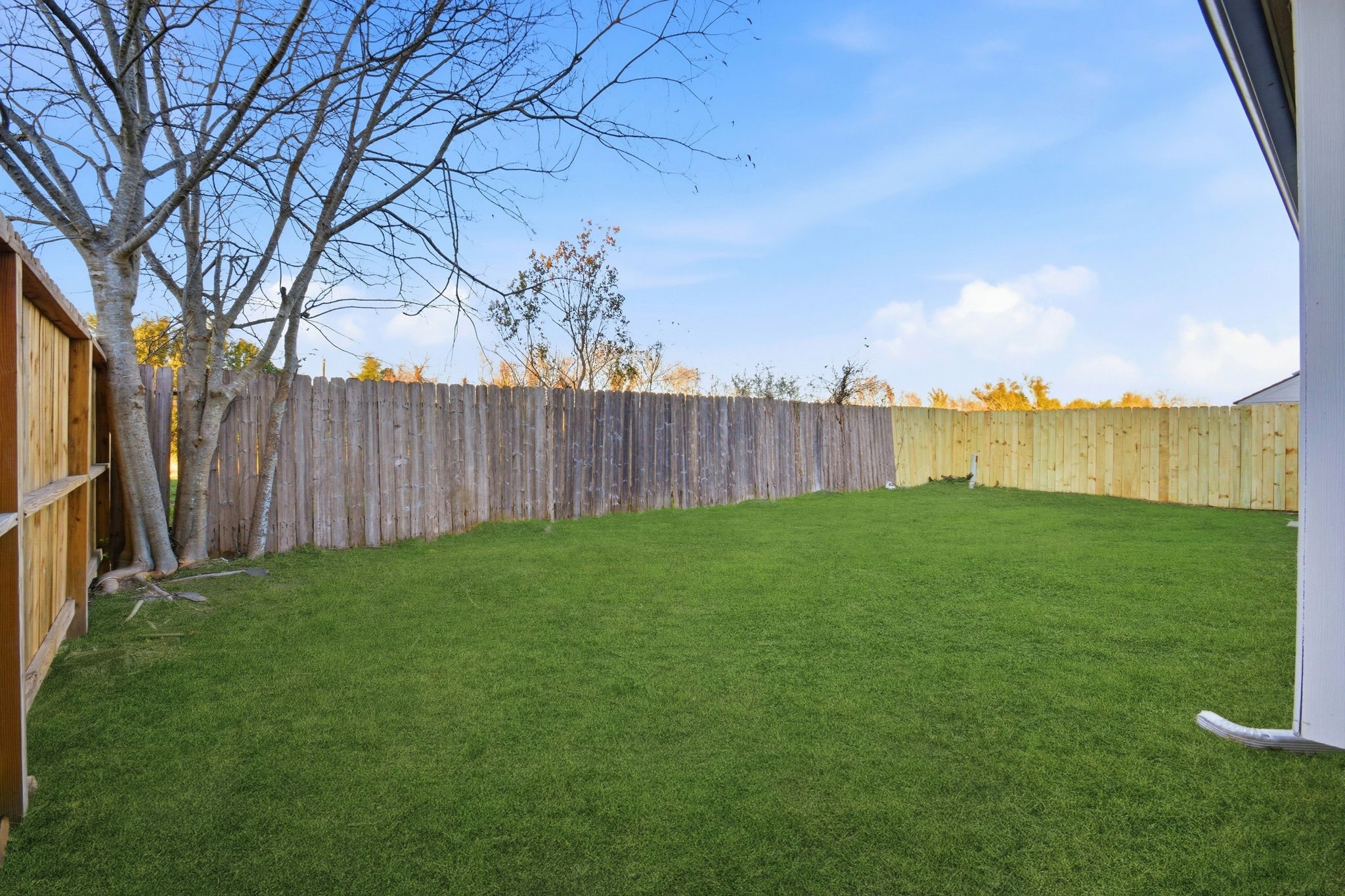 4426 Kulkarni Street Houston, TX 77045 - Photo 31 of 33 a view of a backyard with wooden fence