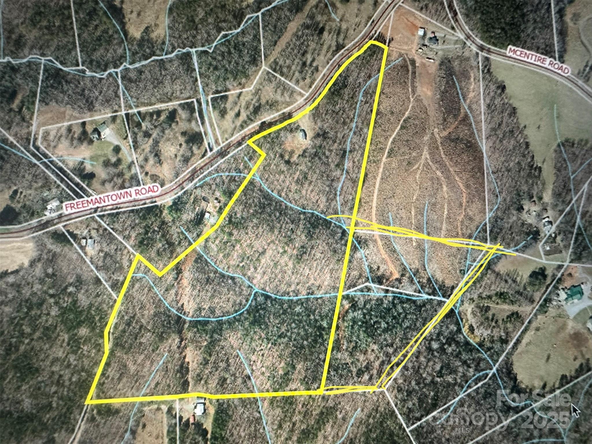 99999 Freemantown Road Rutherfordton, NC 28139 - Photo 2 of 4 a bird view of a house