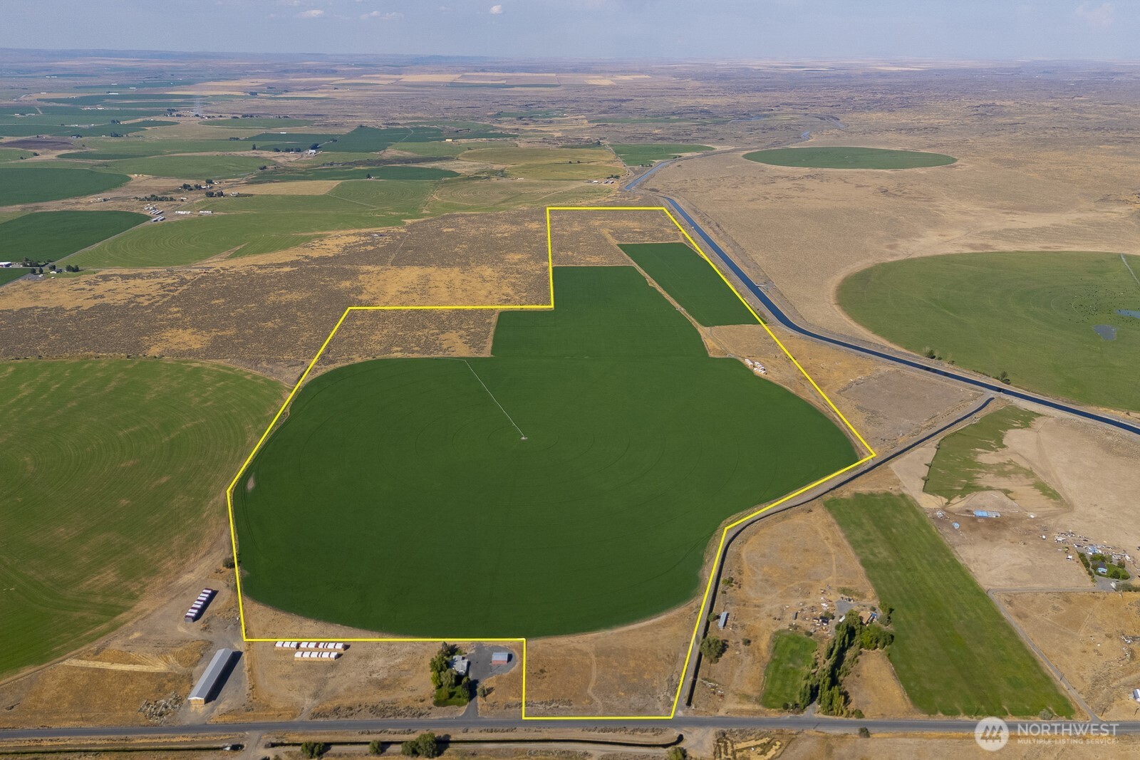 a view of an outdoor space and swimming pool