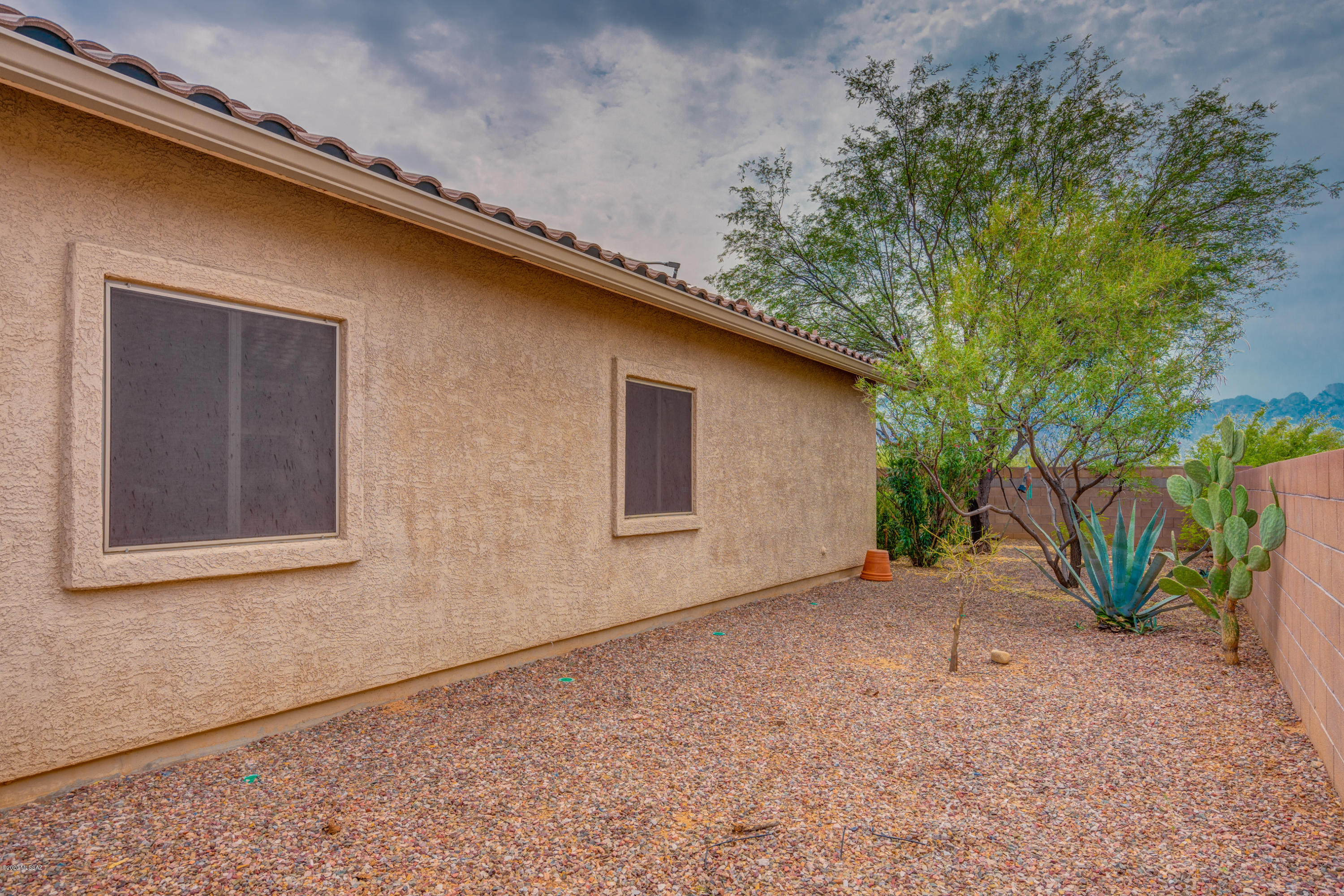 3640 East Northern Dancer Road Tucson, AZ 85739 - Photo 43 of 47 a backyard of a house with lots of green space