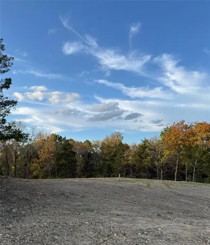 a view of an outdoor space with mountain view