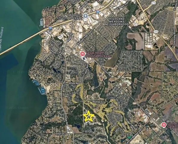 a aerial view of a house