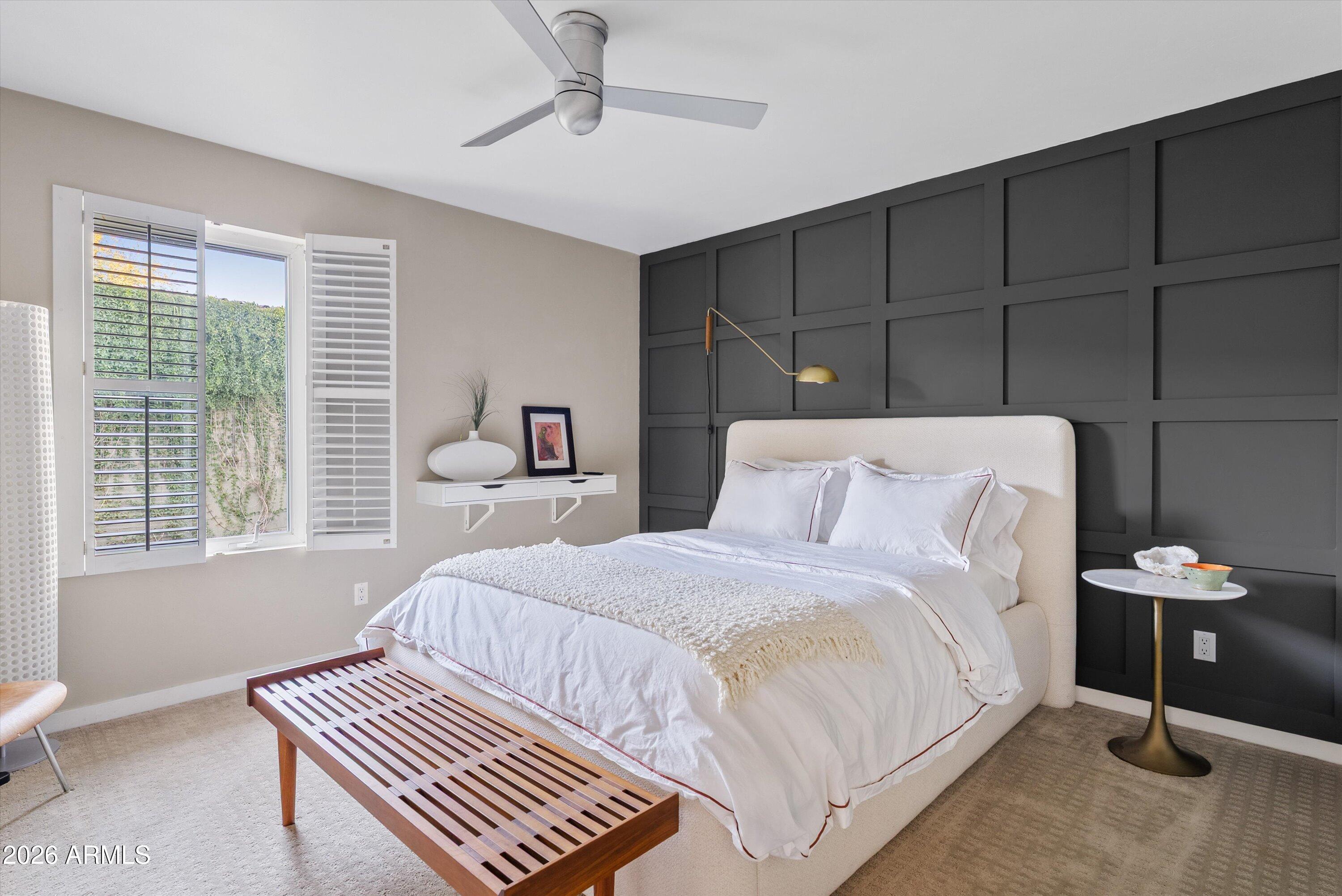 2933 East Pierson Street Phoenix, AZ 85016 - Photo 21 of 28 a bedroom with a bed and a window