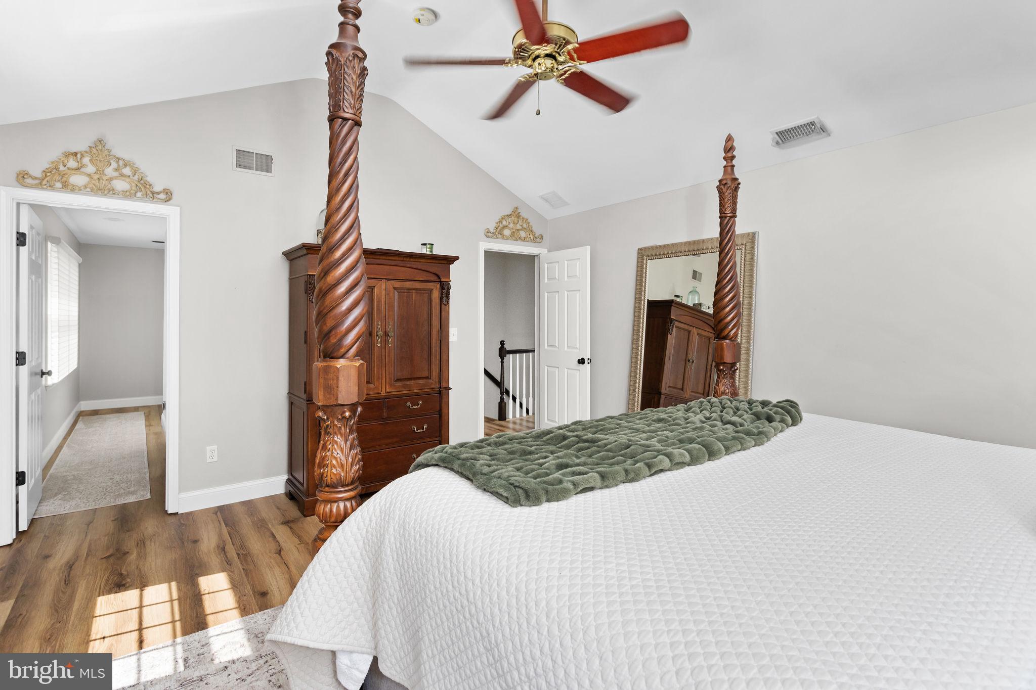 44 Walters Road Robbinsville, NJ 08691 - Photo 34 of 68 a bedroom with a bed and a mirror