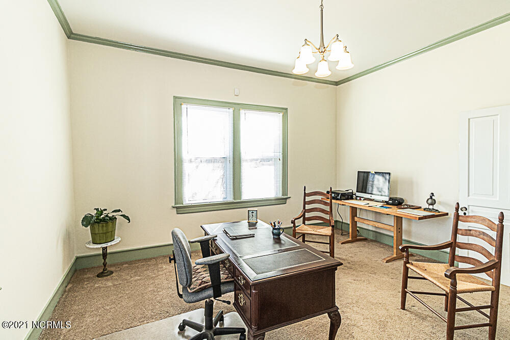 405 East Branch Street Spring Hope, NC 27882 - Photo 24 of 44 View of Office looking into Parlor/Living Rm