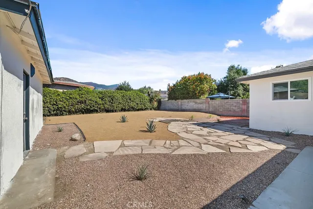 a view of outdoor space and yard