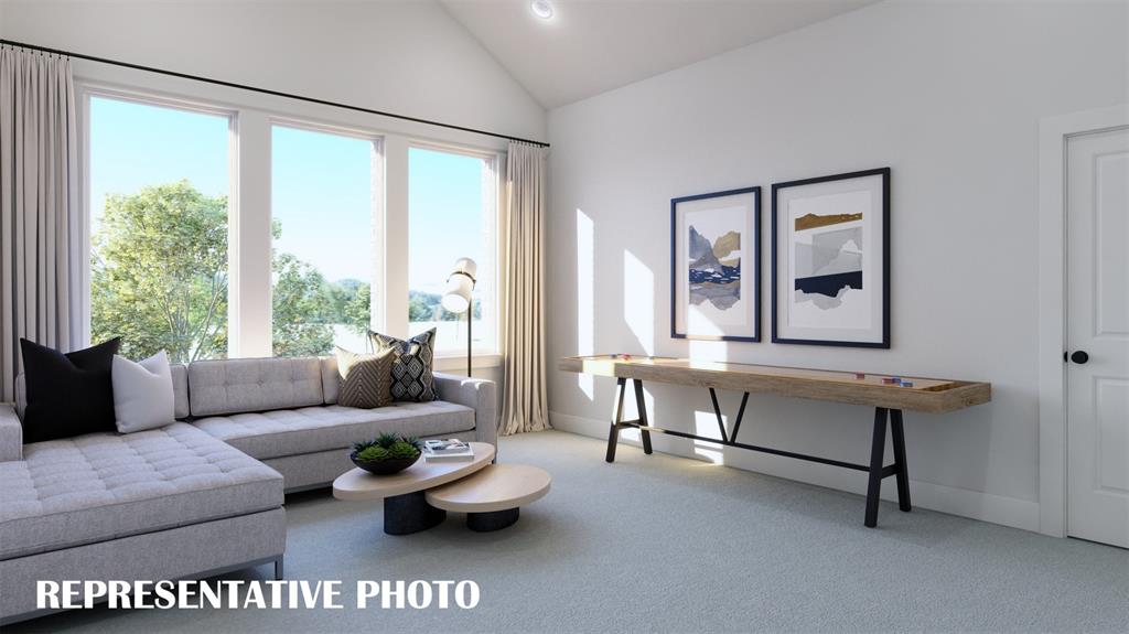 4050 Gambel Road Prosper, TX 75078 - Photo 15 of 23 Take the party upstairs to this fantastic, light filled game room! REPRESENTATIVE PHOTO
