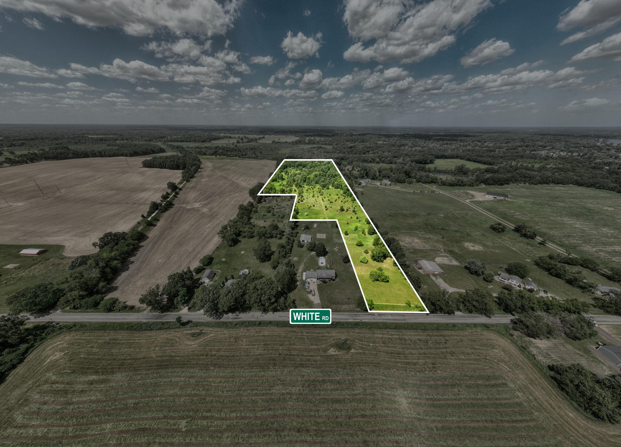 0 White Road Clarklake, MI 49234 - Photo 2 of 34 2-web-or-mls-DJI_0221_HDR Lines