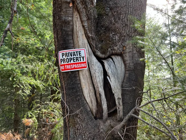 a sign that is on the side of a road