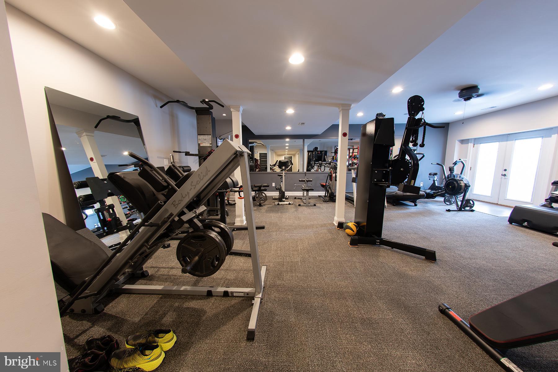 219 Old Magothy Bridge Road Pasadena, MD 21122 - Photo 75 of 85 Large open basement area used for home gym