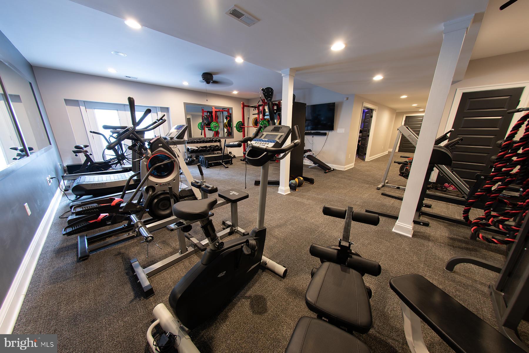 219 Old Magothy Bridge Road Pasadena, MD 21122 - Photo 76 of 85 Large open basement area used for home gym