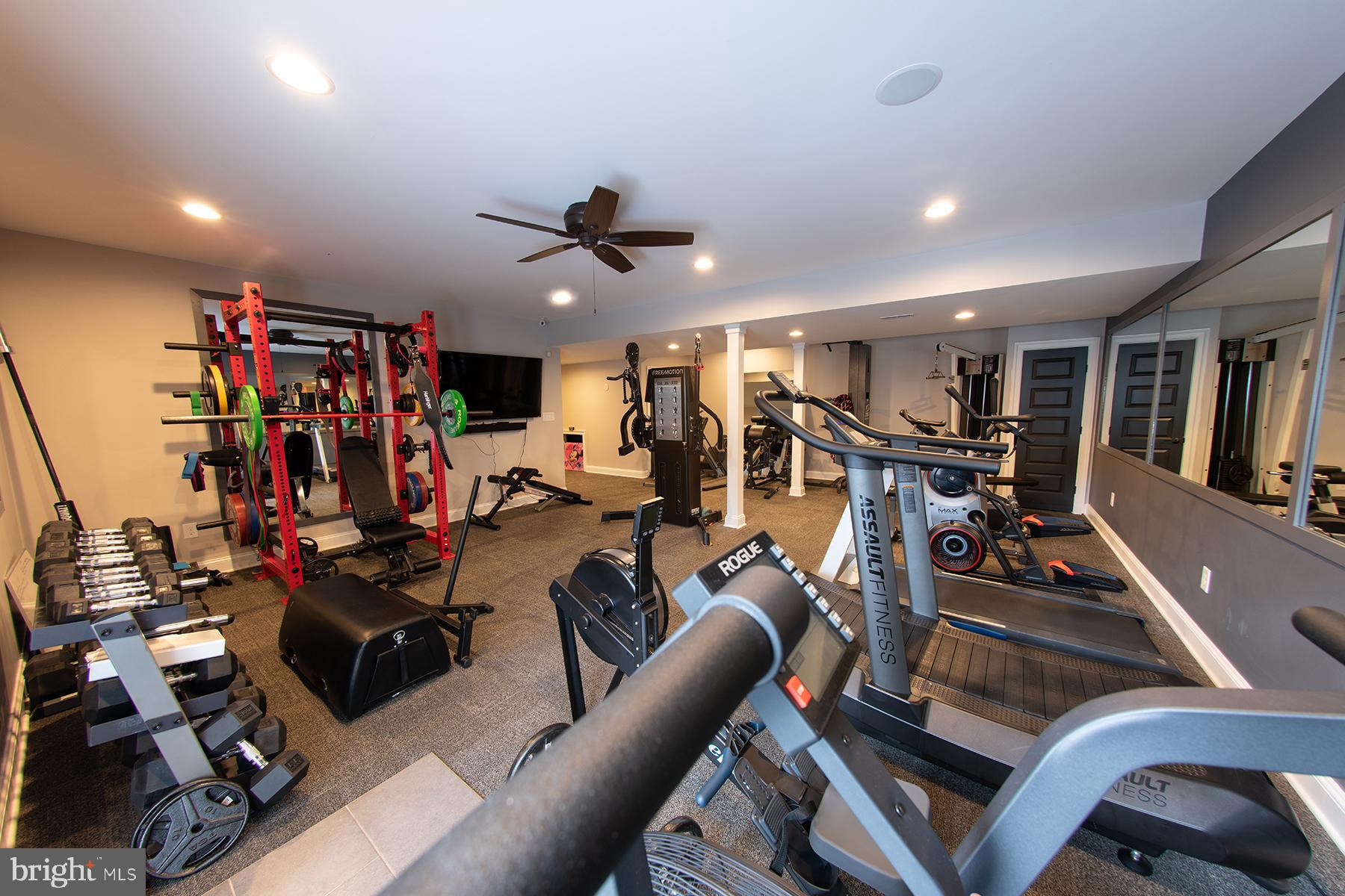 219 Old Magothy Bridge Road Pasadena, MD 21122 - Photo 78 of 85 Large open basement area used for home gym