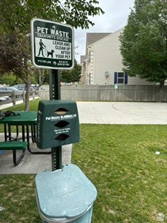 7936 Wycliffe Way Eagle Mountain, UT 84005 - Photo 37 of 37 Pet waste station with dispenser and refuse bin