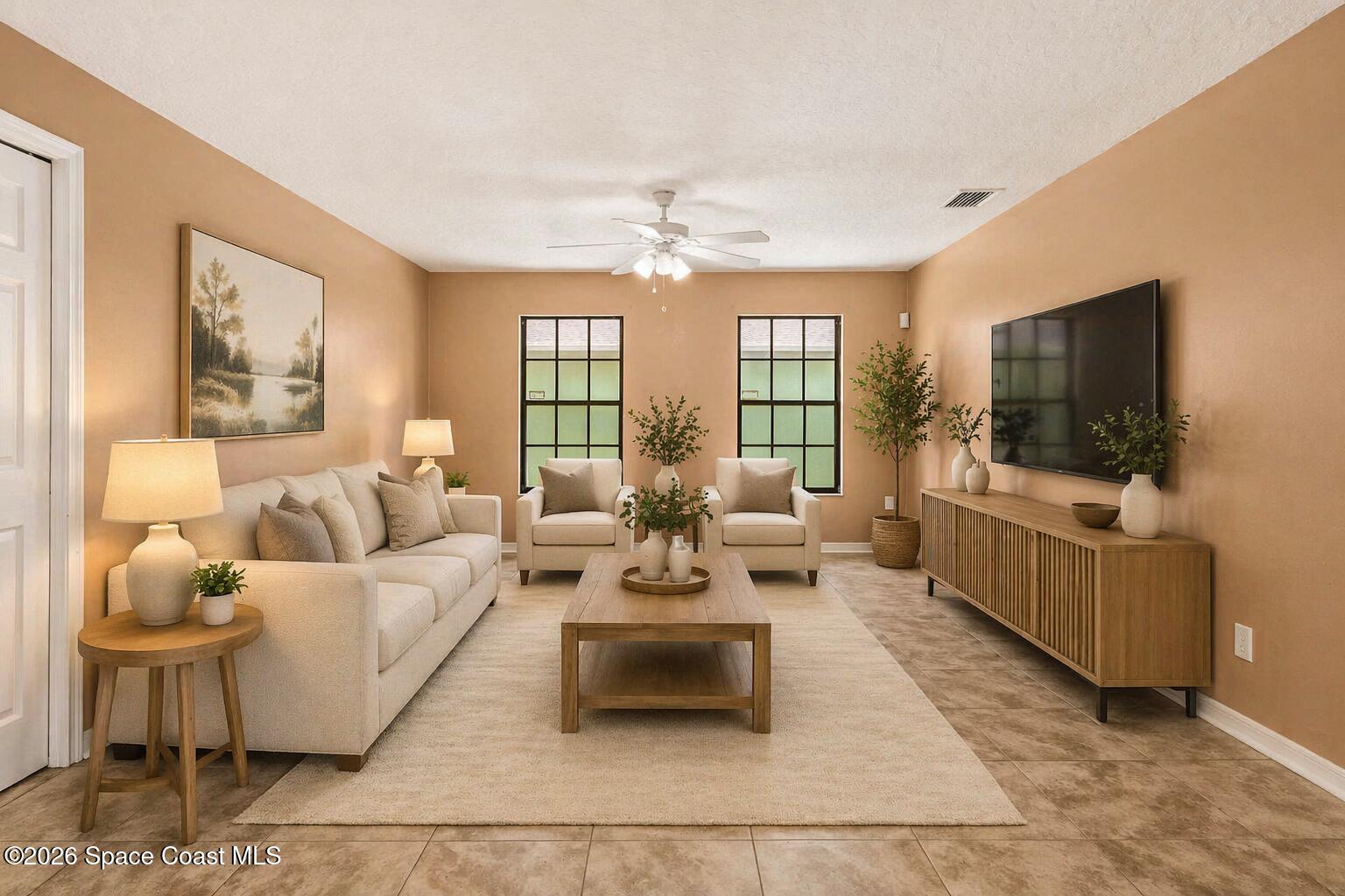 950 Whisperpine Drive Melbourne, FL 32901 - Photo 15 of 51 Family Room-Virtually Staged