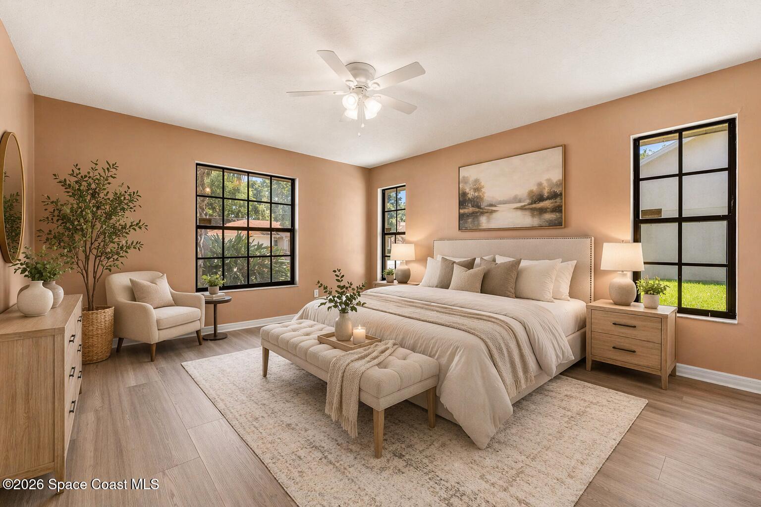 950 Whisperpine Drive Melbourne, FL 32901 - Photo 18 of 51 Primary Bed-Virtually Staged