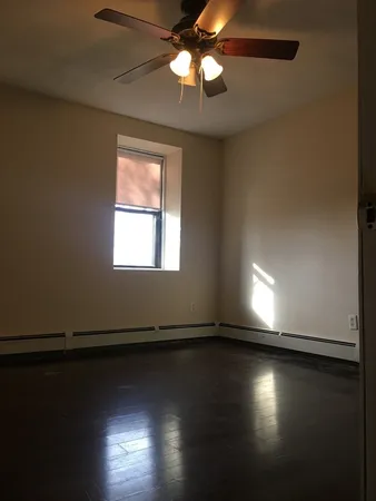 a view of a brick building