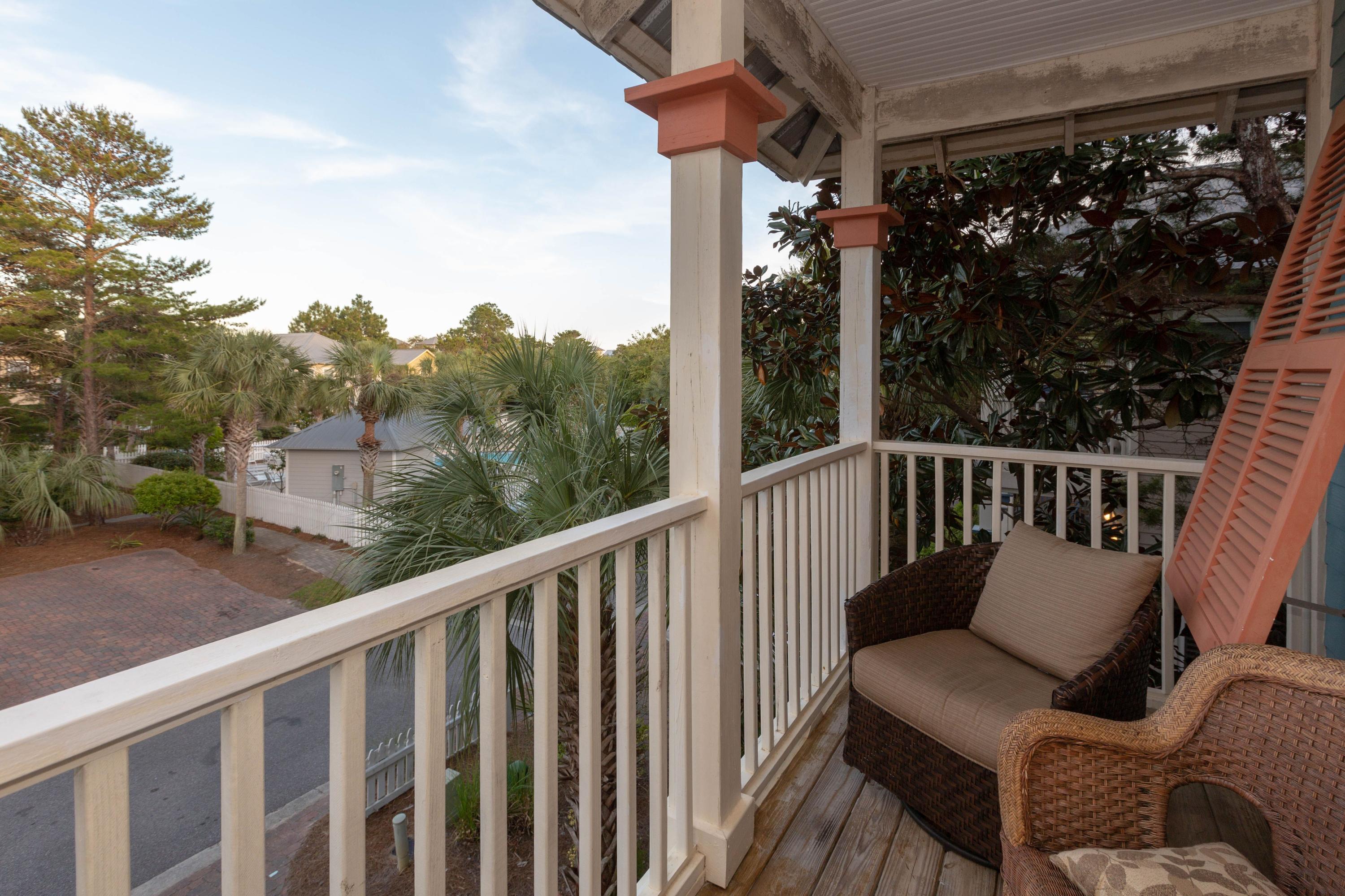 474 Hidden Lake Way Santa Rosa Beach, FL 32459 - Photo 23 of 34 a view of a two chairs in the balcony