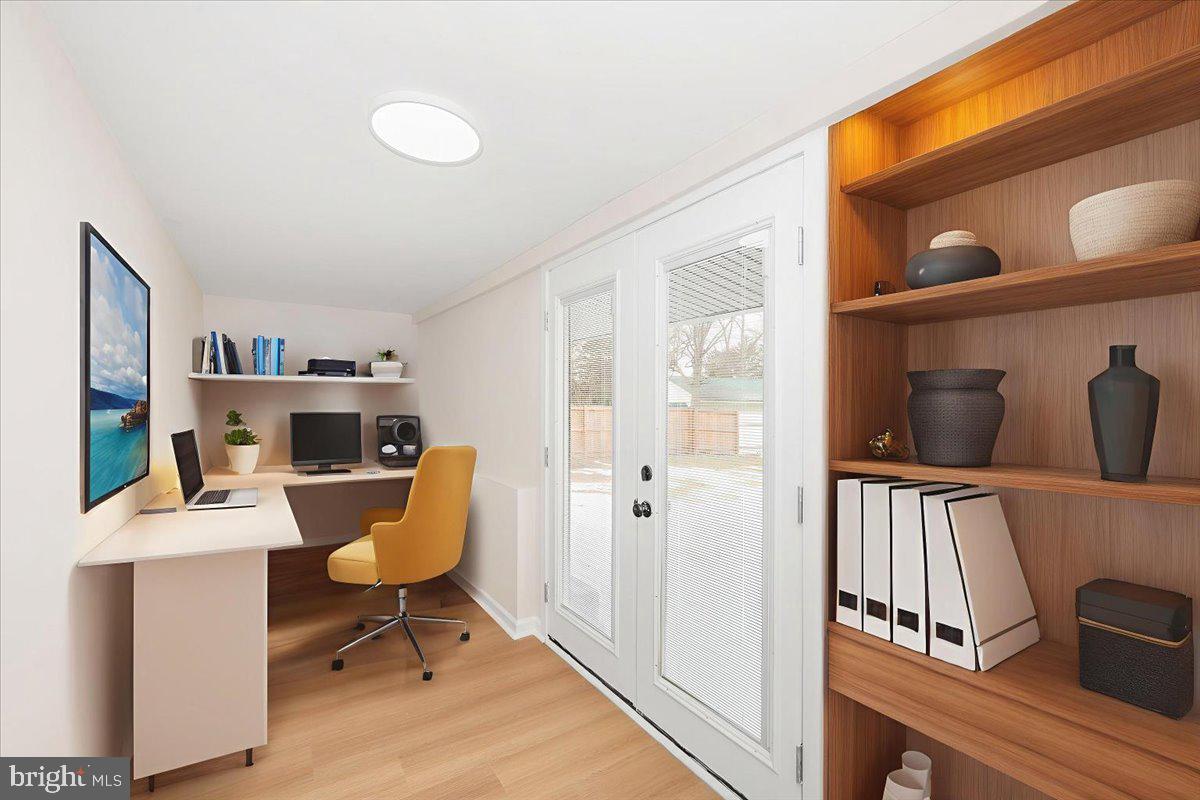 9932 Kelly Road Frederick, MD 21701 - Photo 28 of 74 a view of a workspace with furniture and a window
