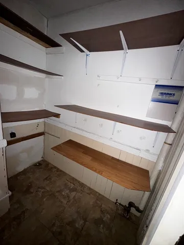 a view of walk in closet