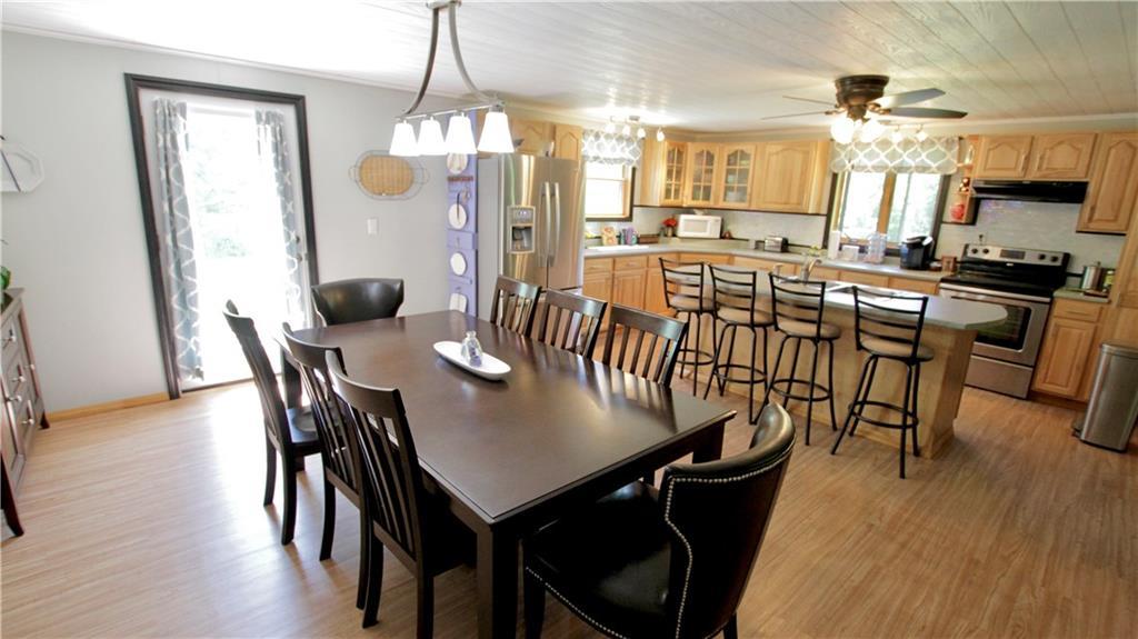 240 Clark Road Hermon, ME 04401 - Photo 11 of 33 Open dining room/kitchen