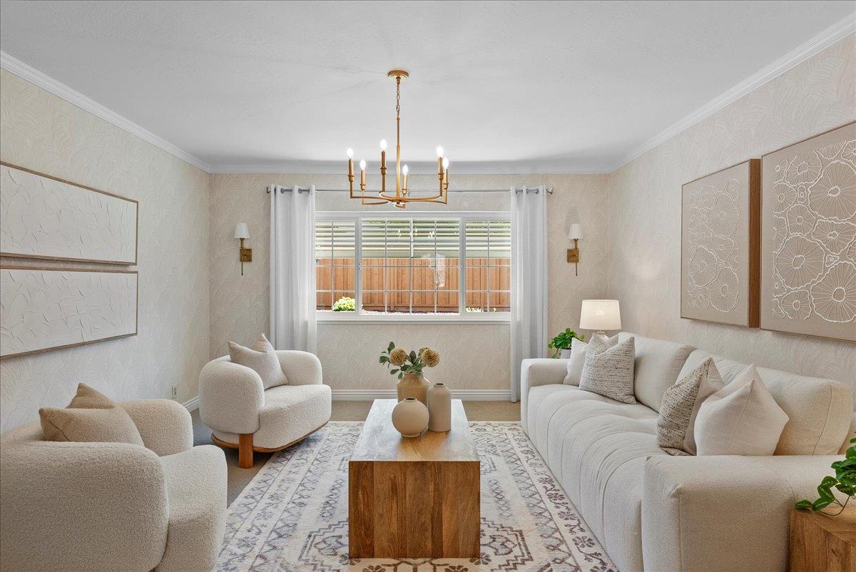 1648 Mt Rainier Avenue Milpitas, CA 95035 - Photo 13 of 34 a living room with furniture ceiling fan and a window