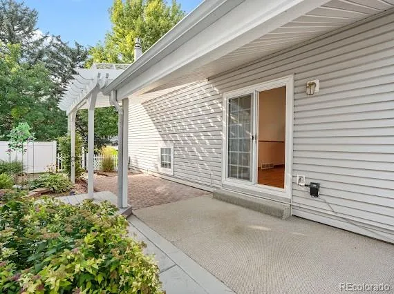 a view of a backyard with plants
