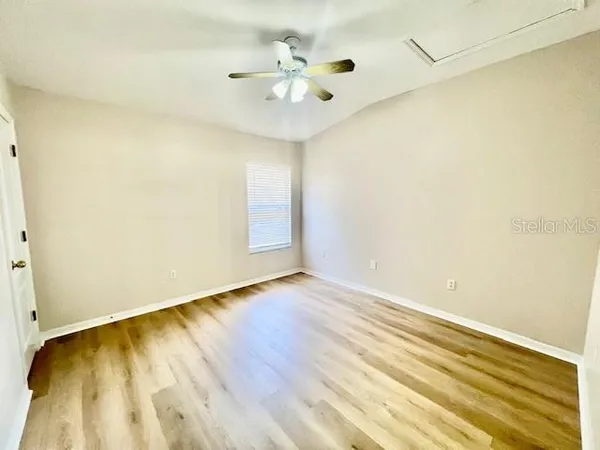 wooden floor in an empty room