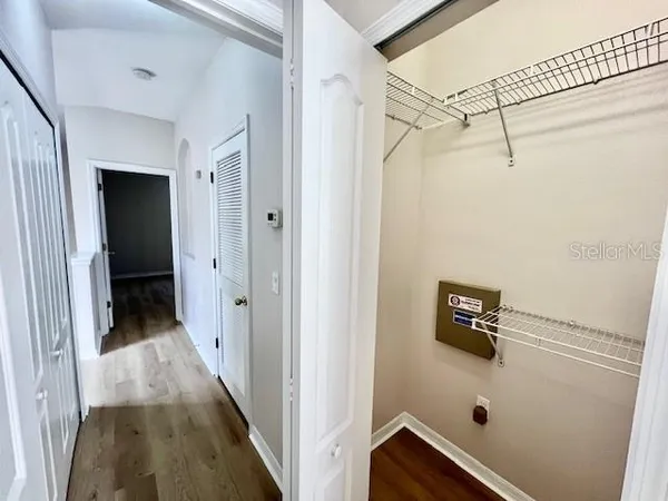 a view of walk in closet