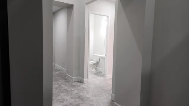 a view of bathroom with a toilet