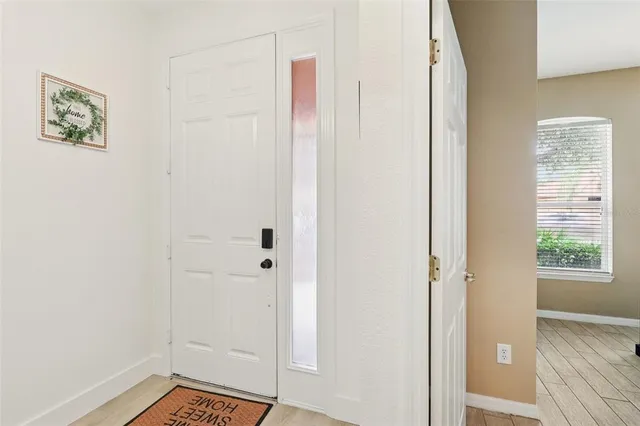 a view of an empty room