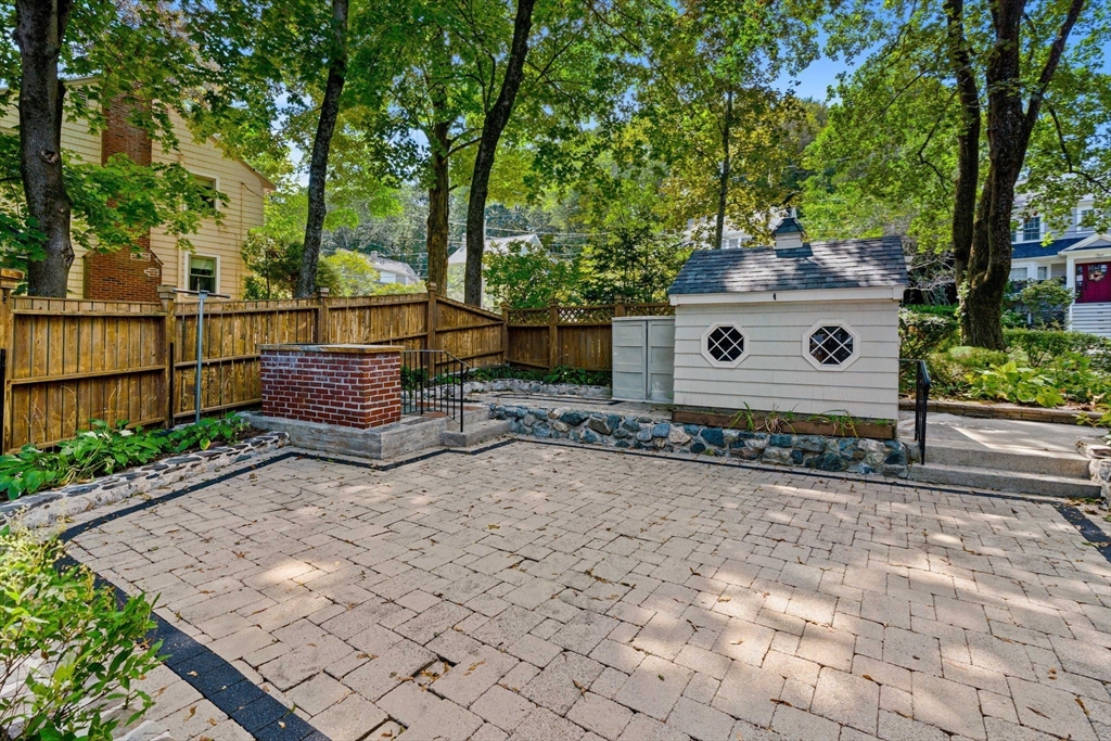 36 Independence Avenue Lexington, MA 02420 - Photo 30 of 33 a view of a bench on the side of the road