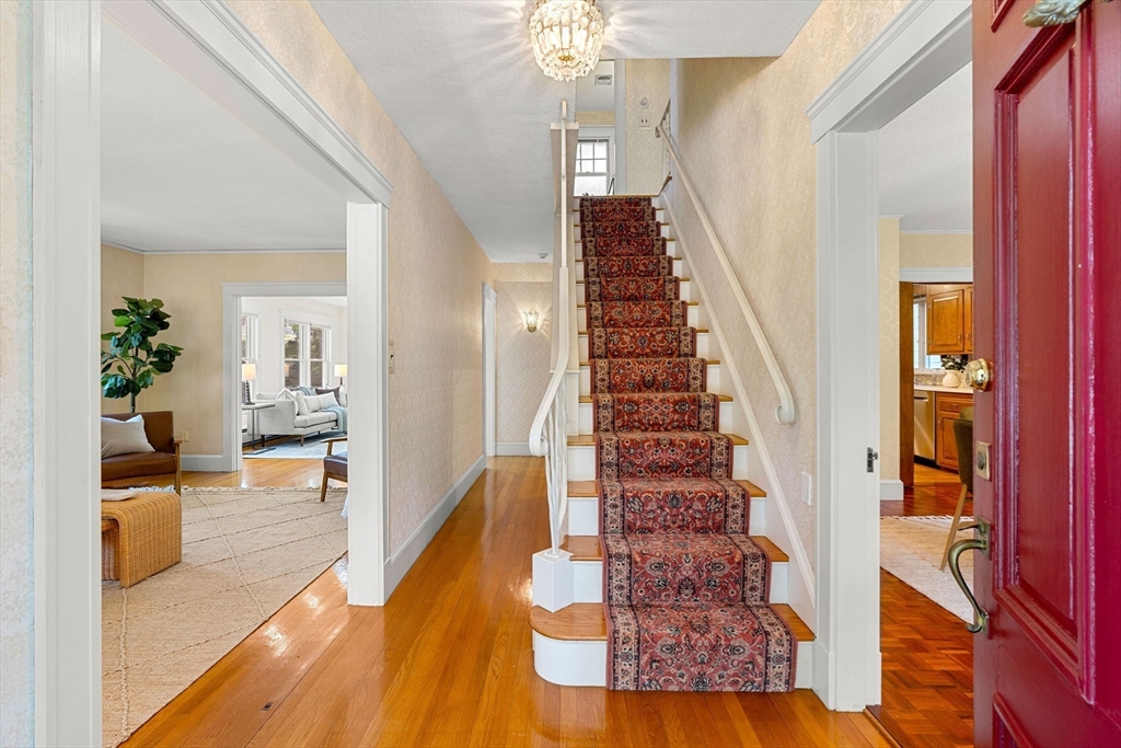 36 Independence Avenue Lexington, MA 02420 - Photo 3 of 33 a view of a hallway view with staircase