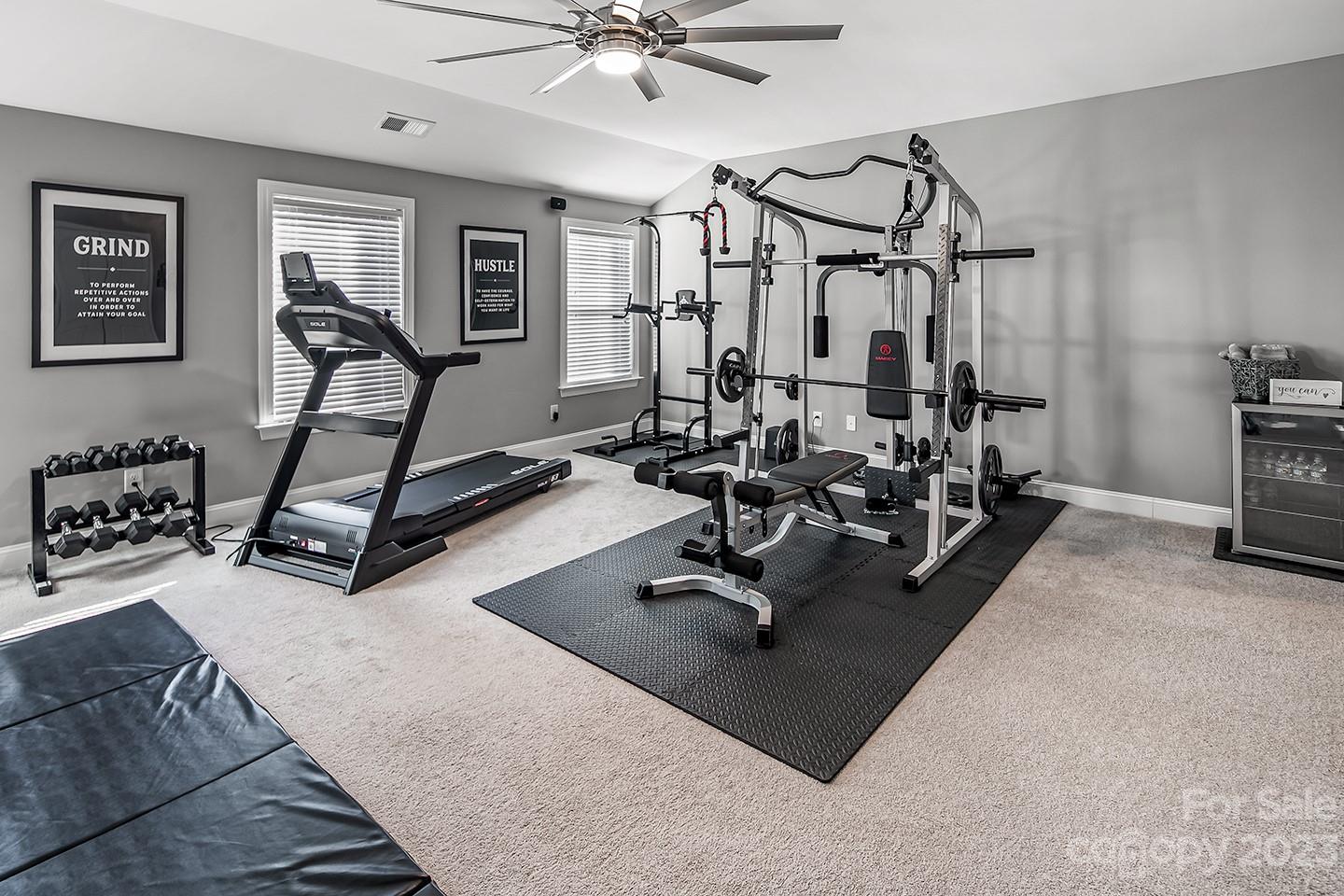 6004 Tremont Drive Indian Trail, NC 28079 - Photo 26 of 40 a view of a room with gym equipment