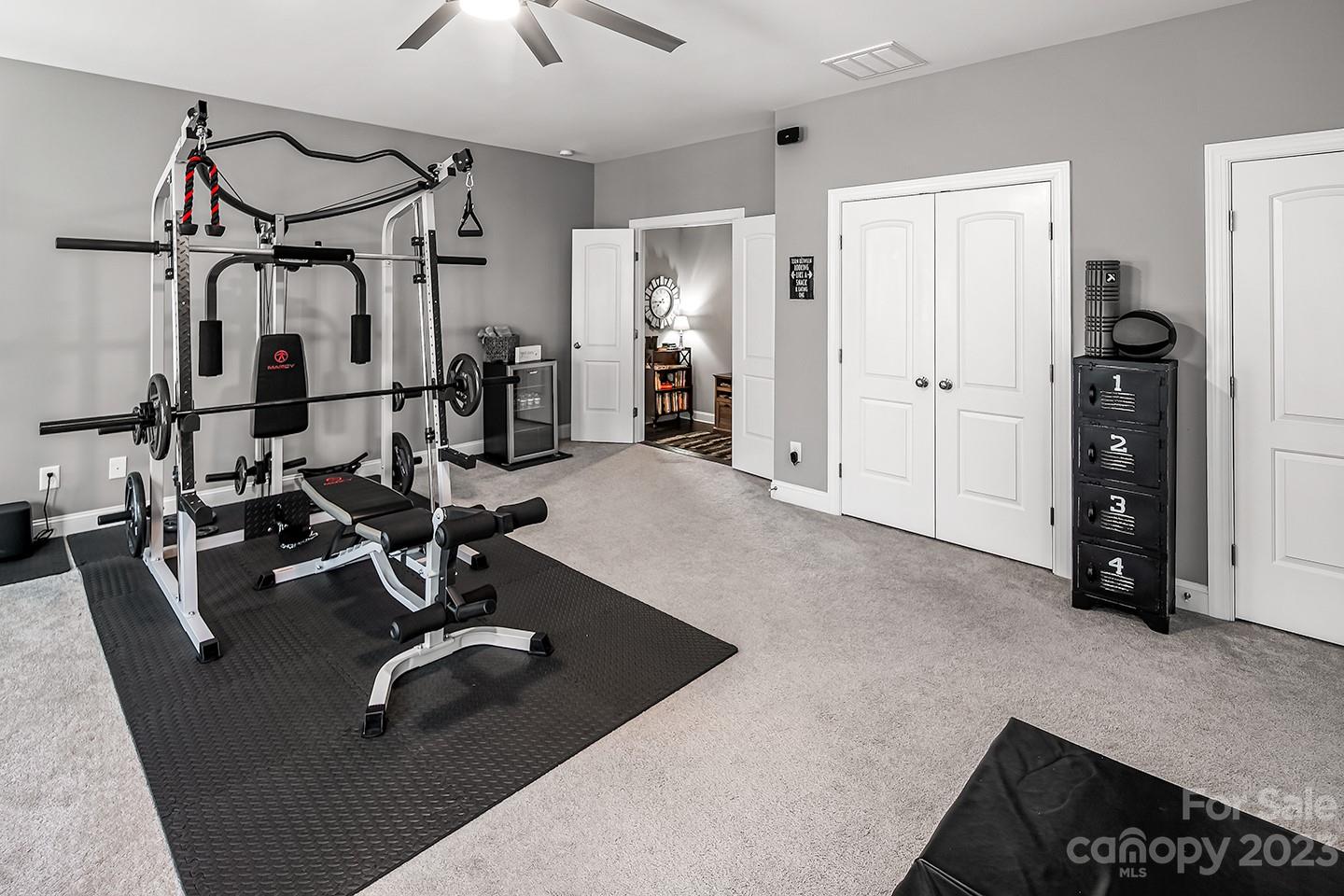6004 Tremont Drive Indian Trail, NC 28079 - Photo 28 of 40 a view of a room with gym equipment