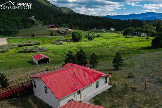 35 Cree Path Lake George, CO 80827 - Photo 46 of 46 Aerial view with a rural view and a mountain view