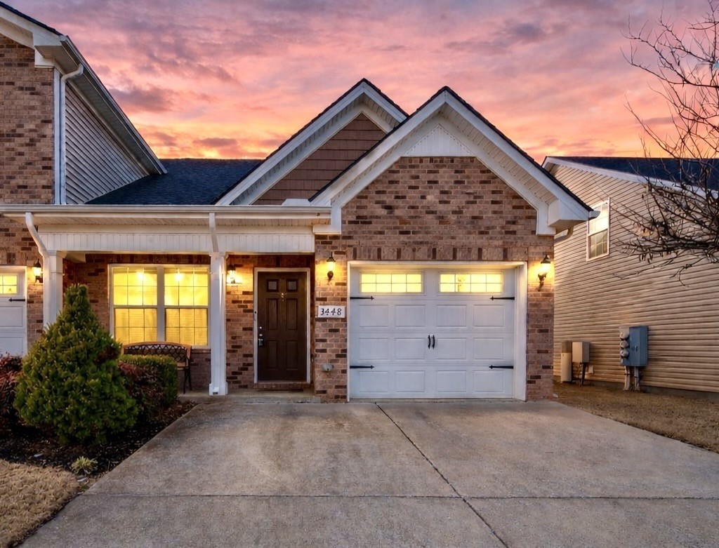 3448 Risen Star Drive Murfreesboro, TN 37128 - Photo 1 of 19 a view of entryway with a garage