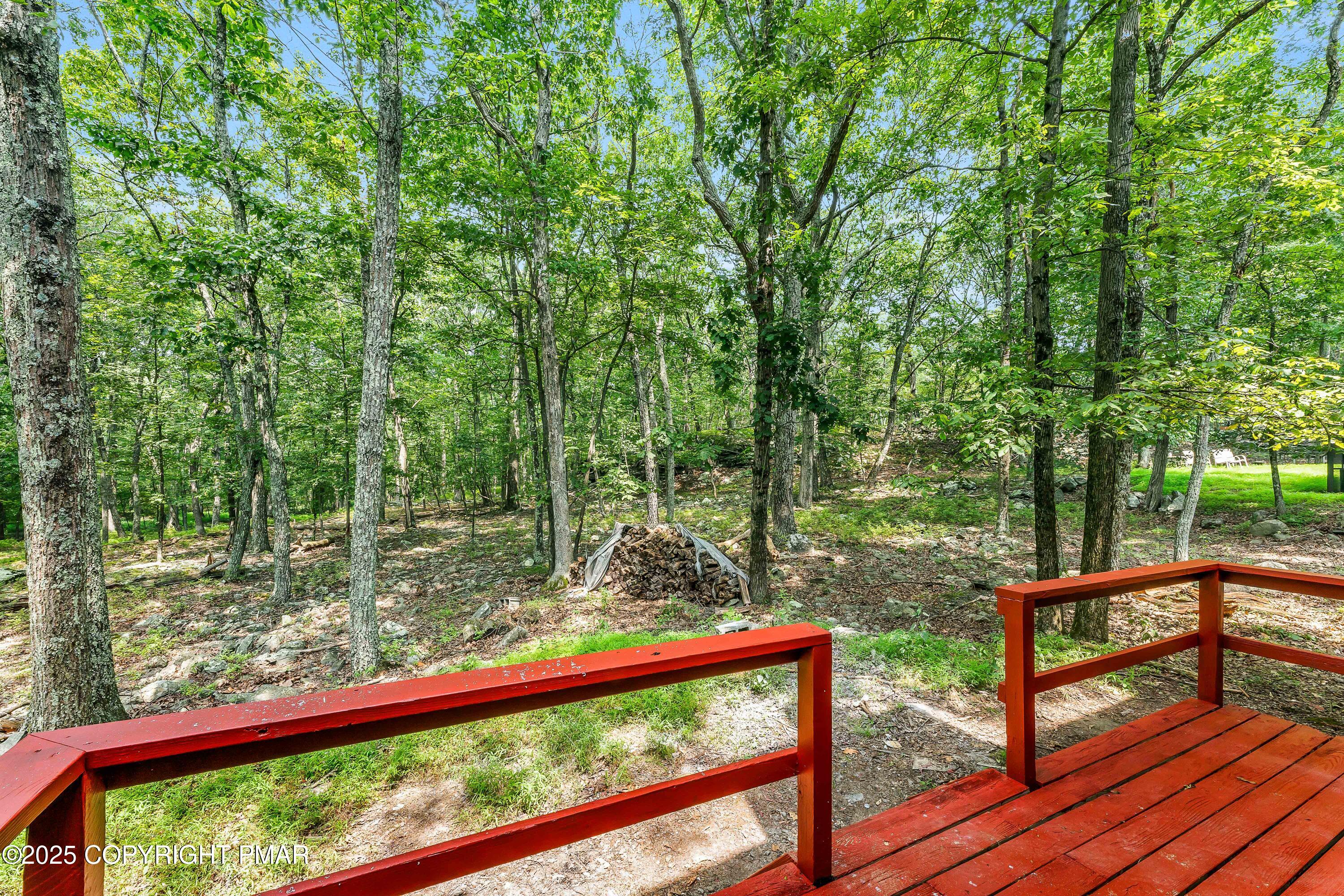 151 Elgin Way Bushkill, PA 18324 - Photo 17 of 60 swimming pool view from a balcony