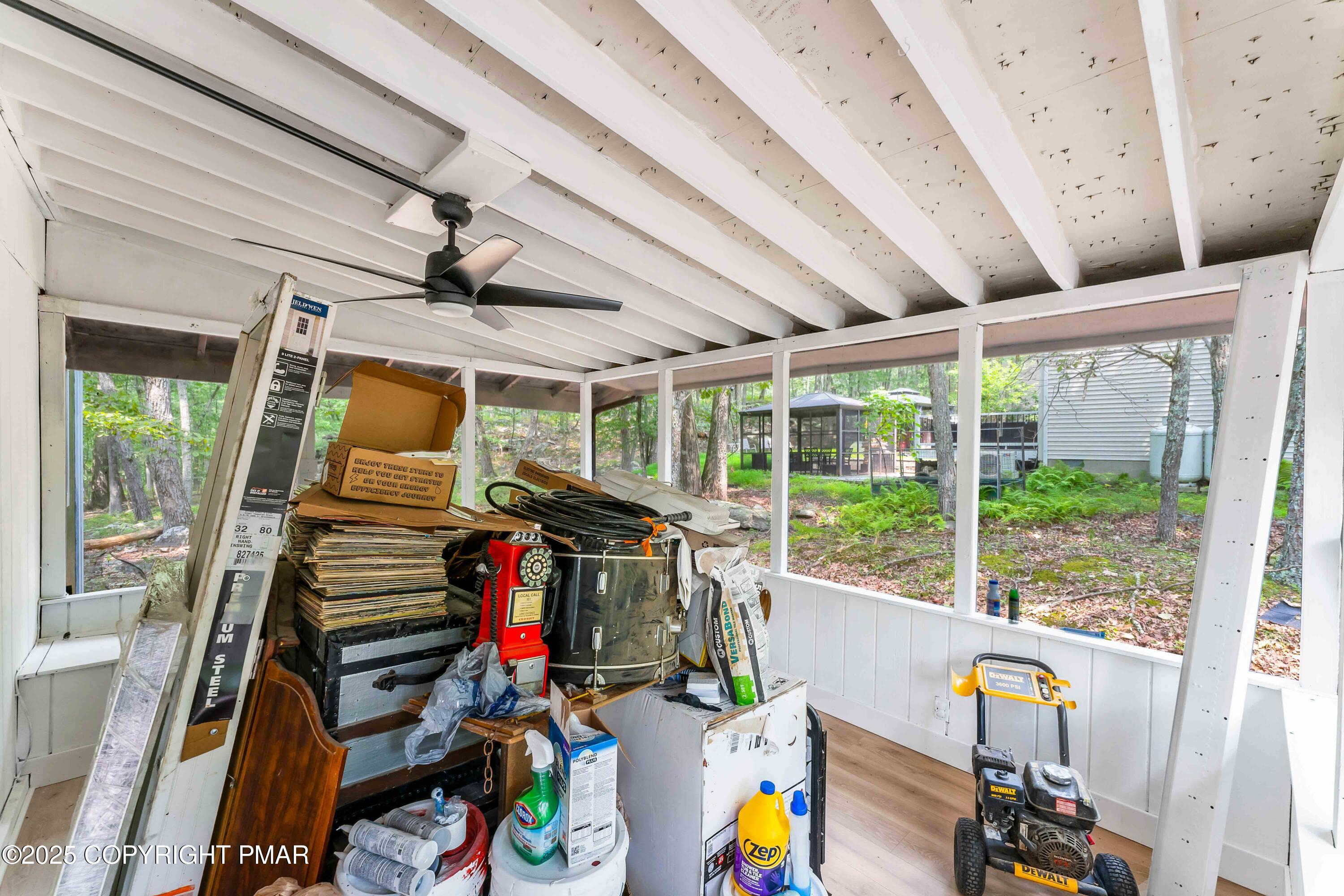 151 Elgin Way Bushkill, PA 18324 - Photo 56 of 60 a view of a room with gym equipment