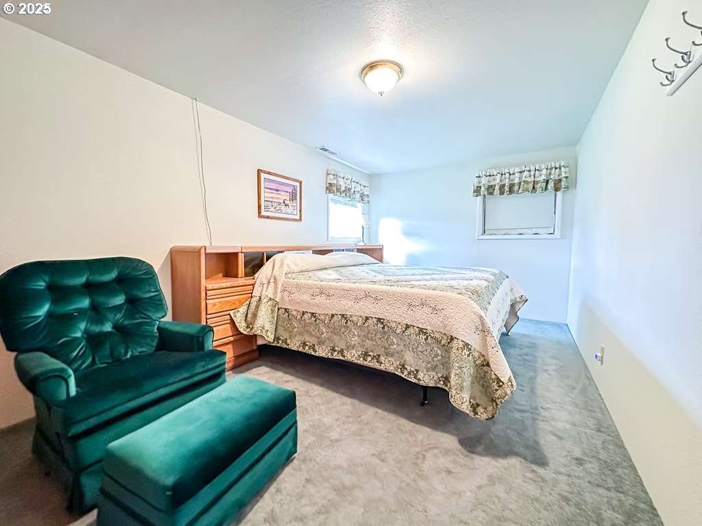46198 Slaughterhouse Road Halfway, OR 97834 - Photo 32 of 40 a bedroom with a bed couch and a window