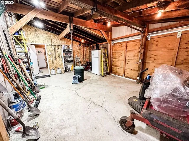 a view of storage and utility room