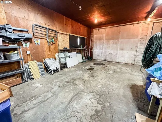 a view of storage and utility room