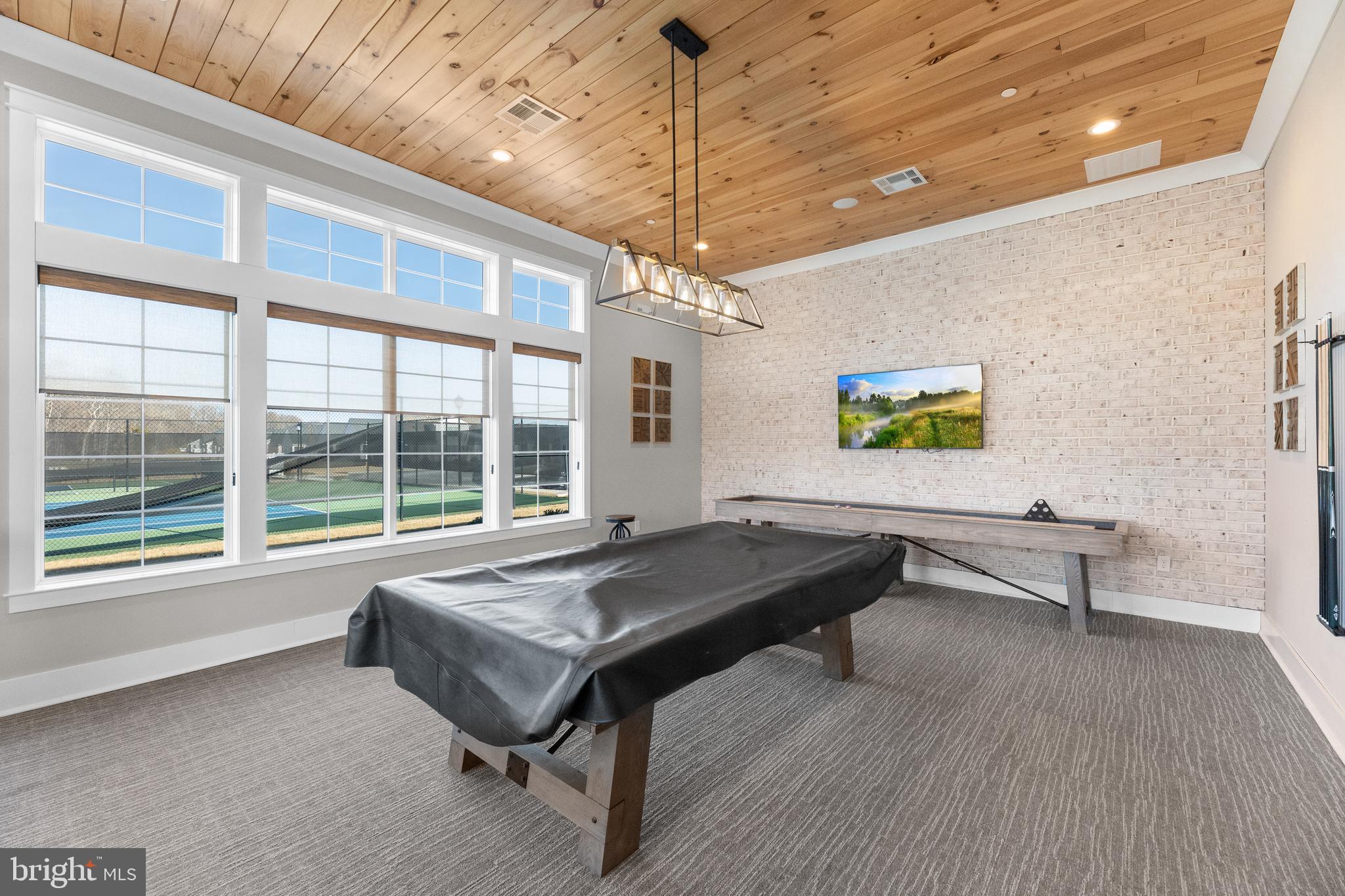 35 Saratoga Road New Egypt, NJ 08533 - Photo 42 of 52 a living room with pool table and a window