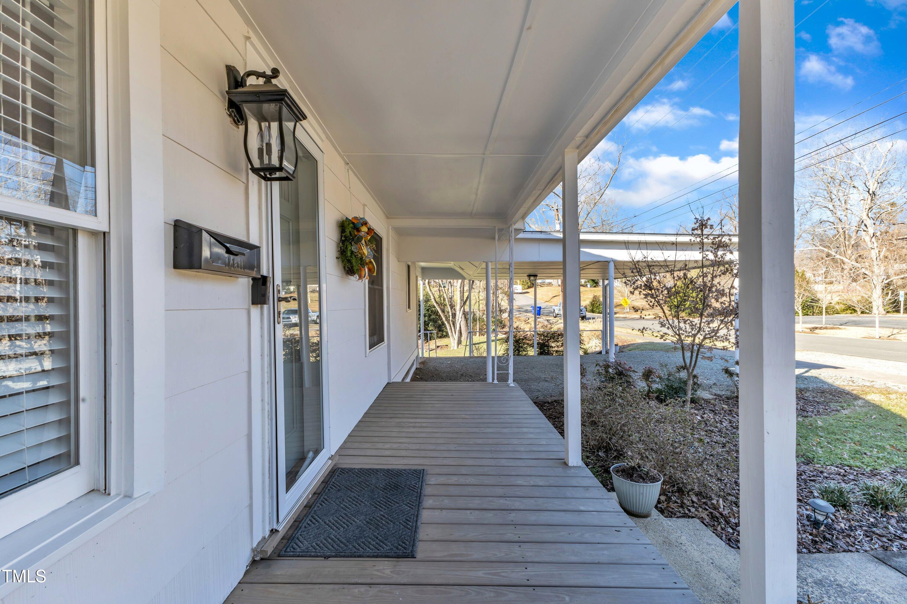 152 East Tryon Street Hillsborough, NC 27278 - Photo 5 of 34 a view of a city from a balcony