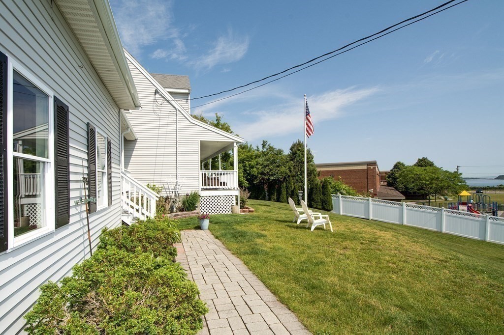 3 Battery Road Hull, MA 02045 - Photo 39 of 42 a view of a backyard with sitting area