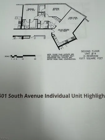 $3,950 | 501 South Avenue, Unit 204, Garwood, NJ 07027