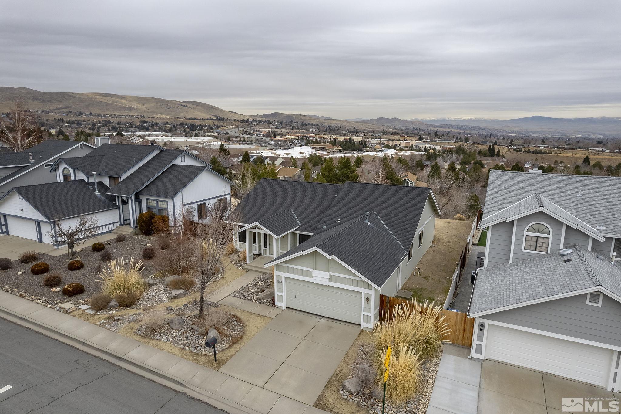 5267 Simons Drive Reno, NV 89523 - Photo 28 of 33 an aerial view of a houses with a city view
