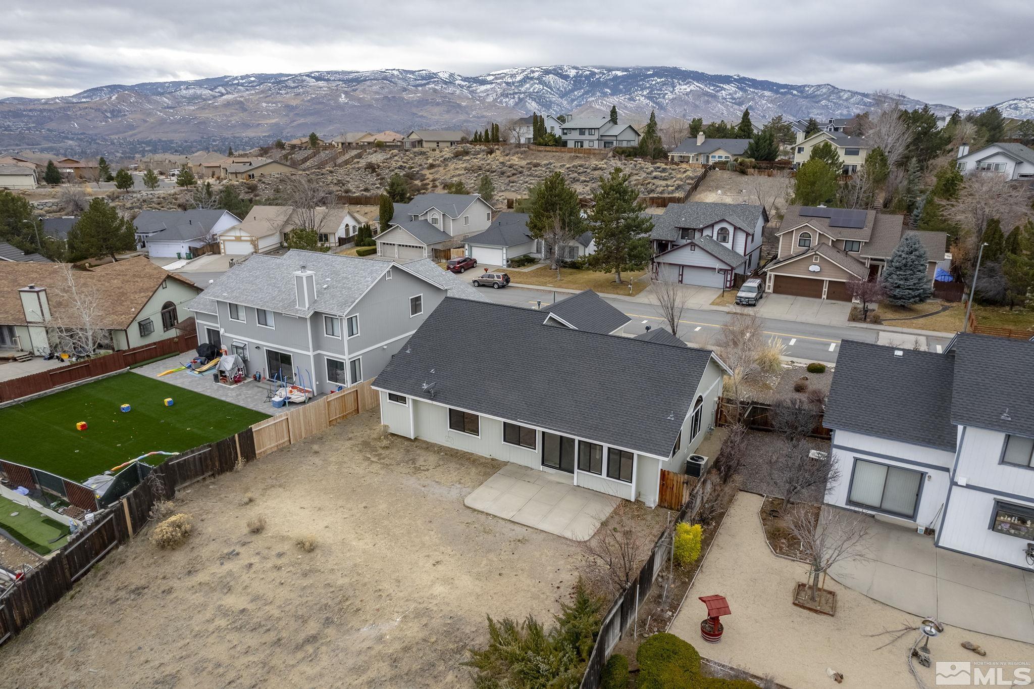 5267 Simons Drive Reno, NV 89523 - Photo 32 of 33 an aerial view of a house with a garden