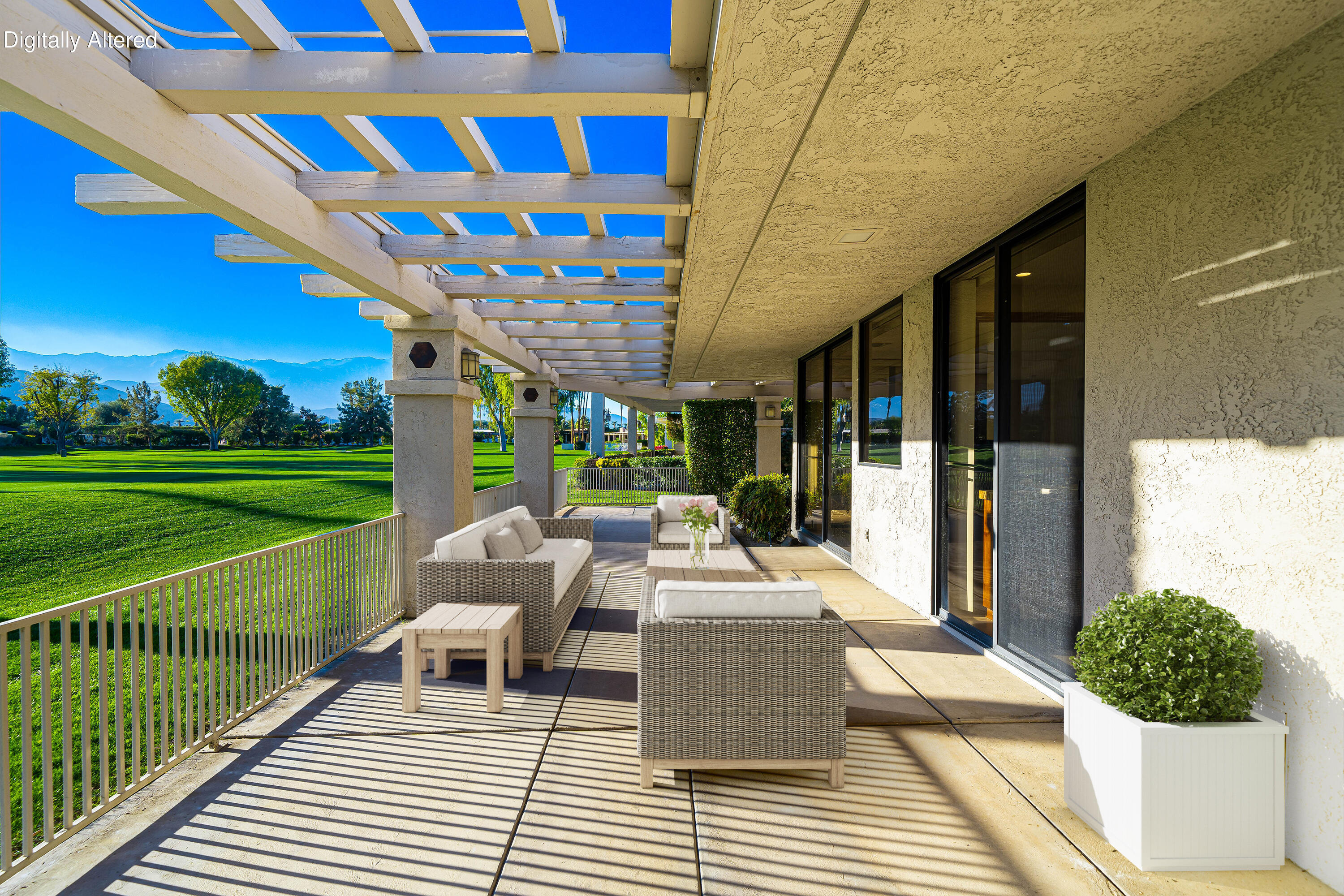 15 Duke Drive Rancho Mirage, CA 92270 - Photo 17 of 45 Virtually Staged Patio View