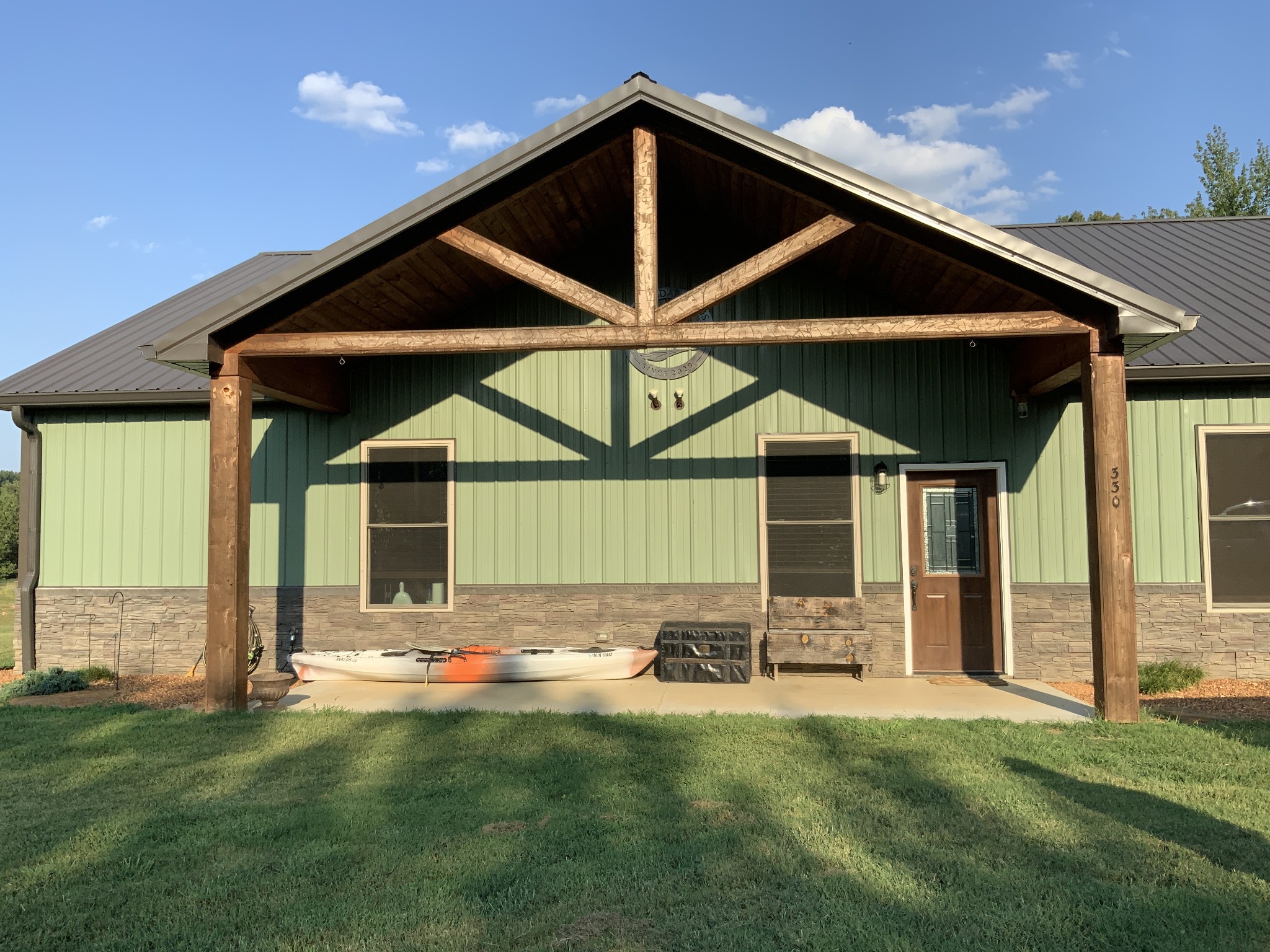 330 Durwachter Road Dover, TN 37058 - Photo 25 of 86 a backyard of a house with table and chairs