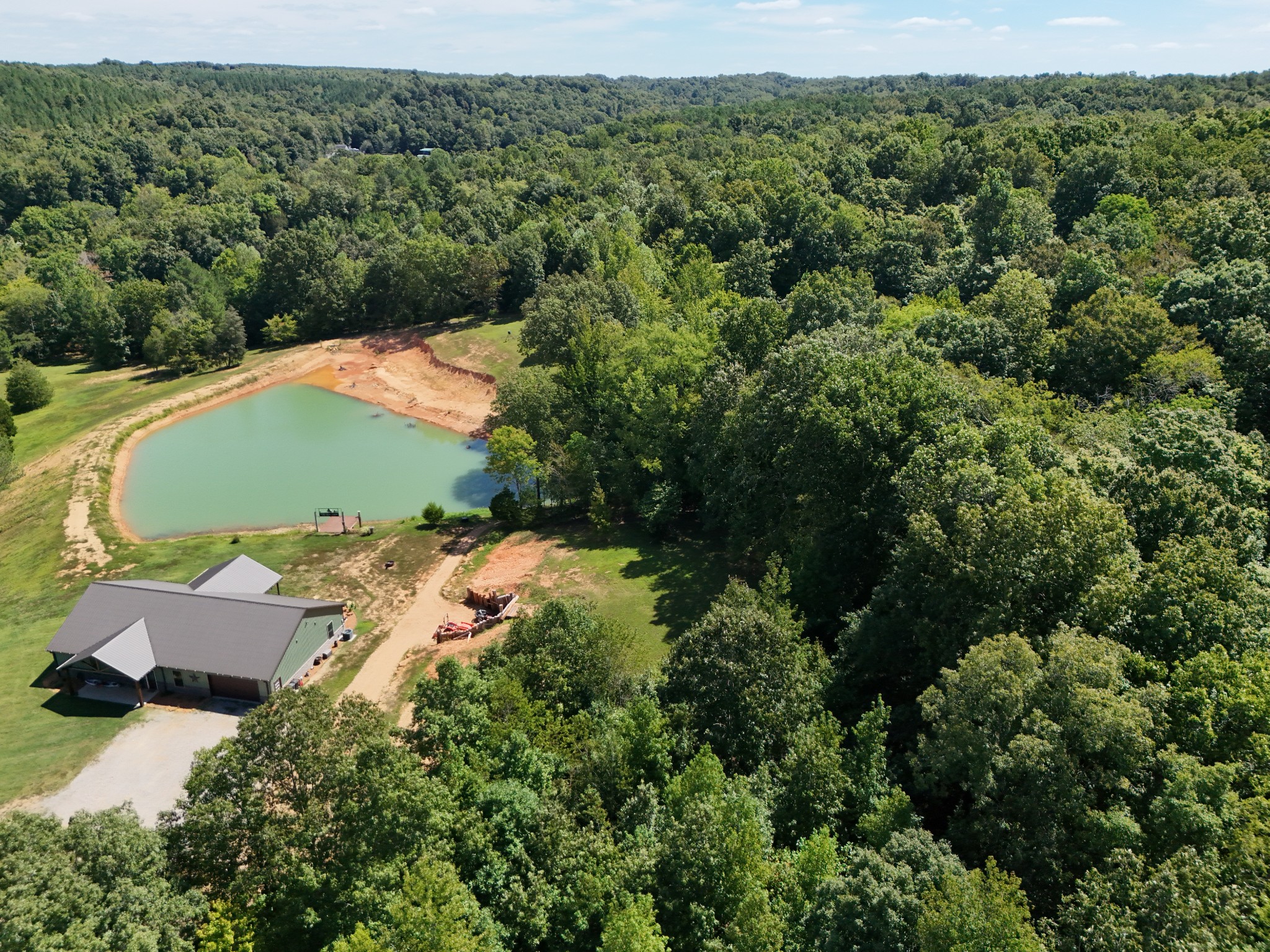 330 Durwachter Road Dover, TN 37058 - Photo 32 of 86 an aerial view of a house with yard